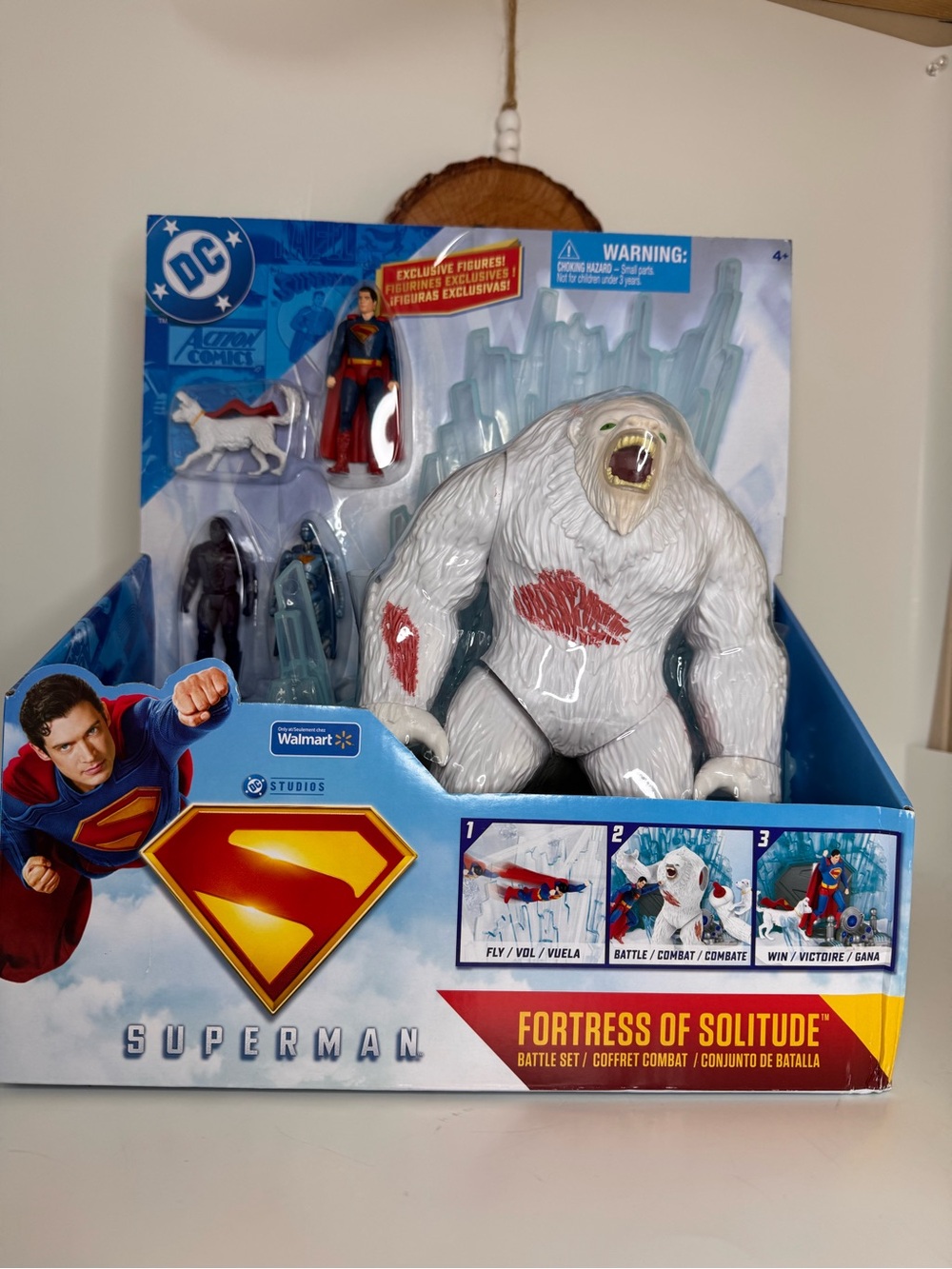 DC Comics Superman Fortress of Solitude Battle Set - White & Blue